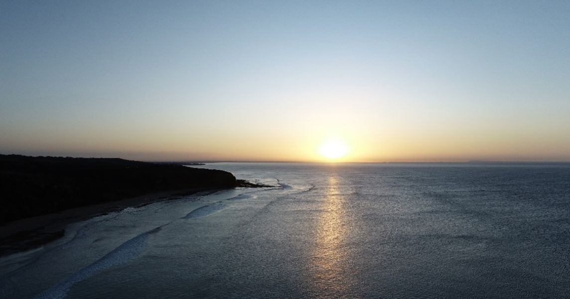 Sunrise at Southside Beach (Image: Caleb Dean, DEECA).
