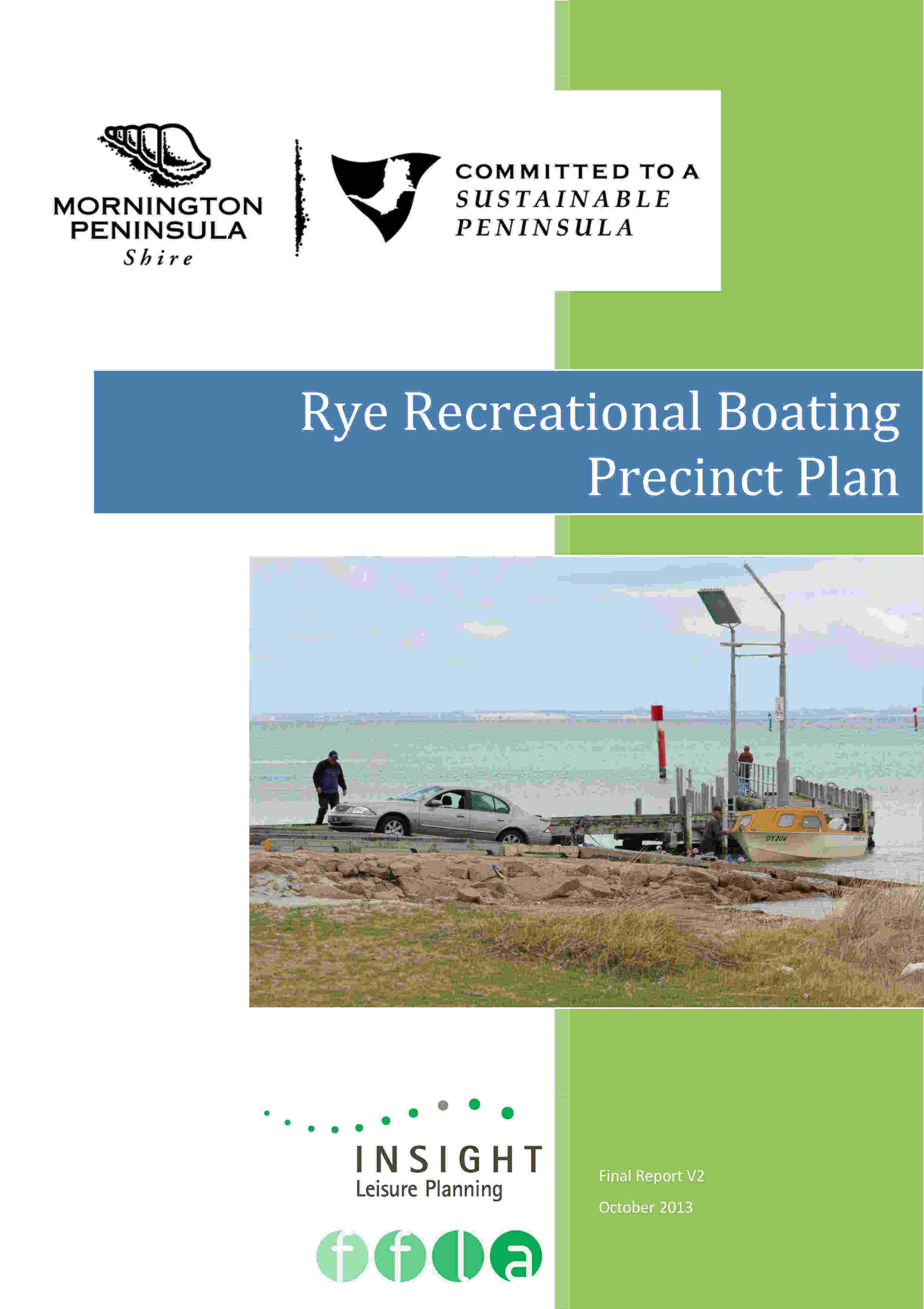 Planning and Management: Mornington Peninsula Shire Council - Rye Recreational Boating Precinct Plan