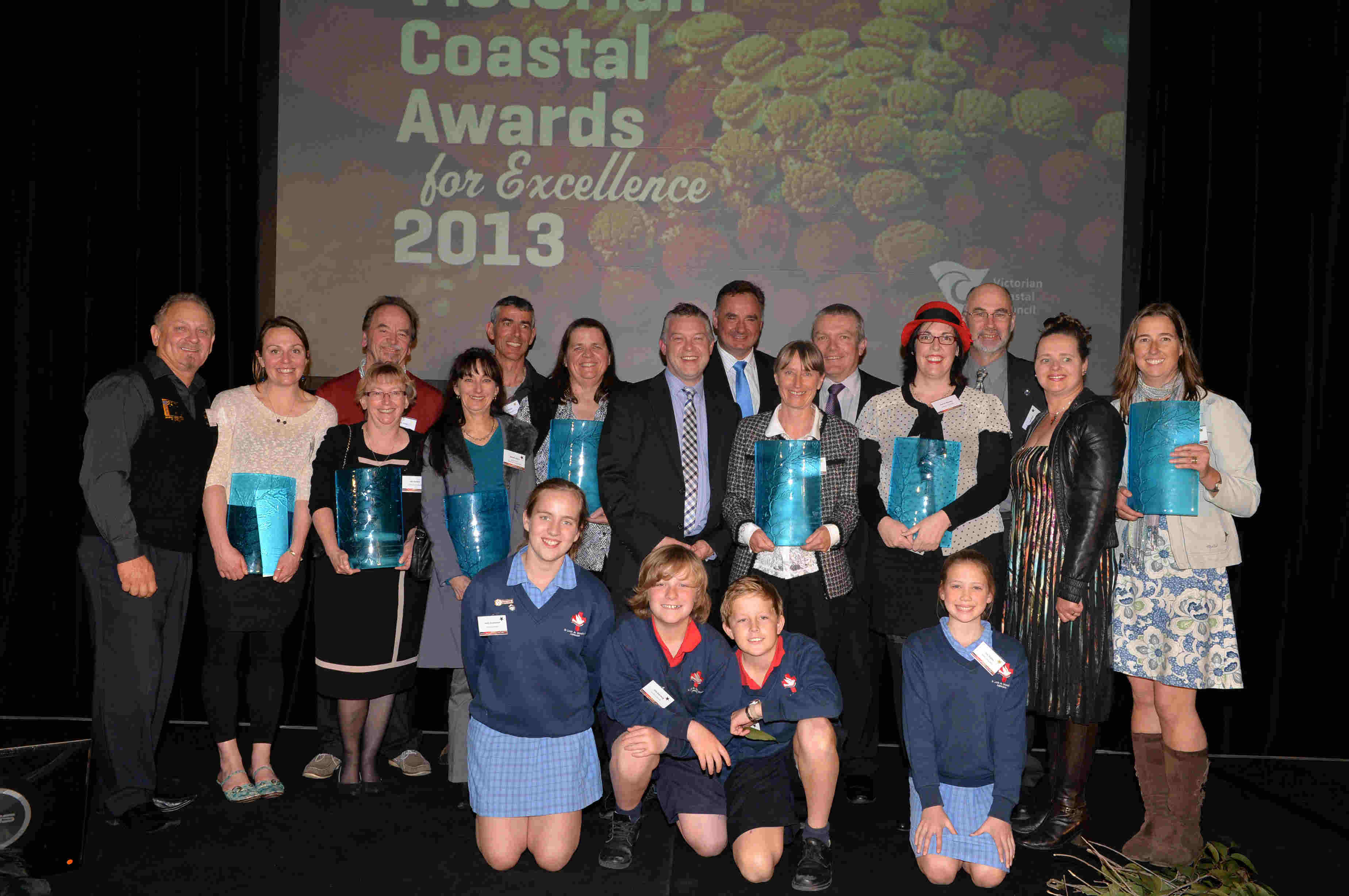 Winners of the 2013 Victoraian Coastal Awards fro Excellence