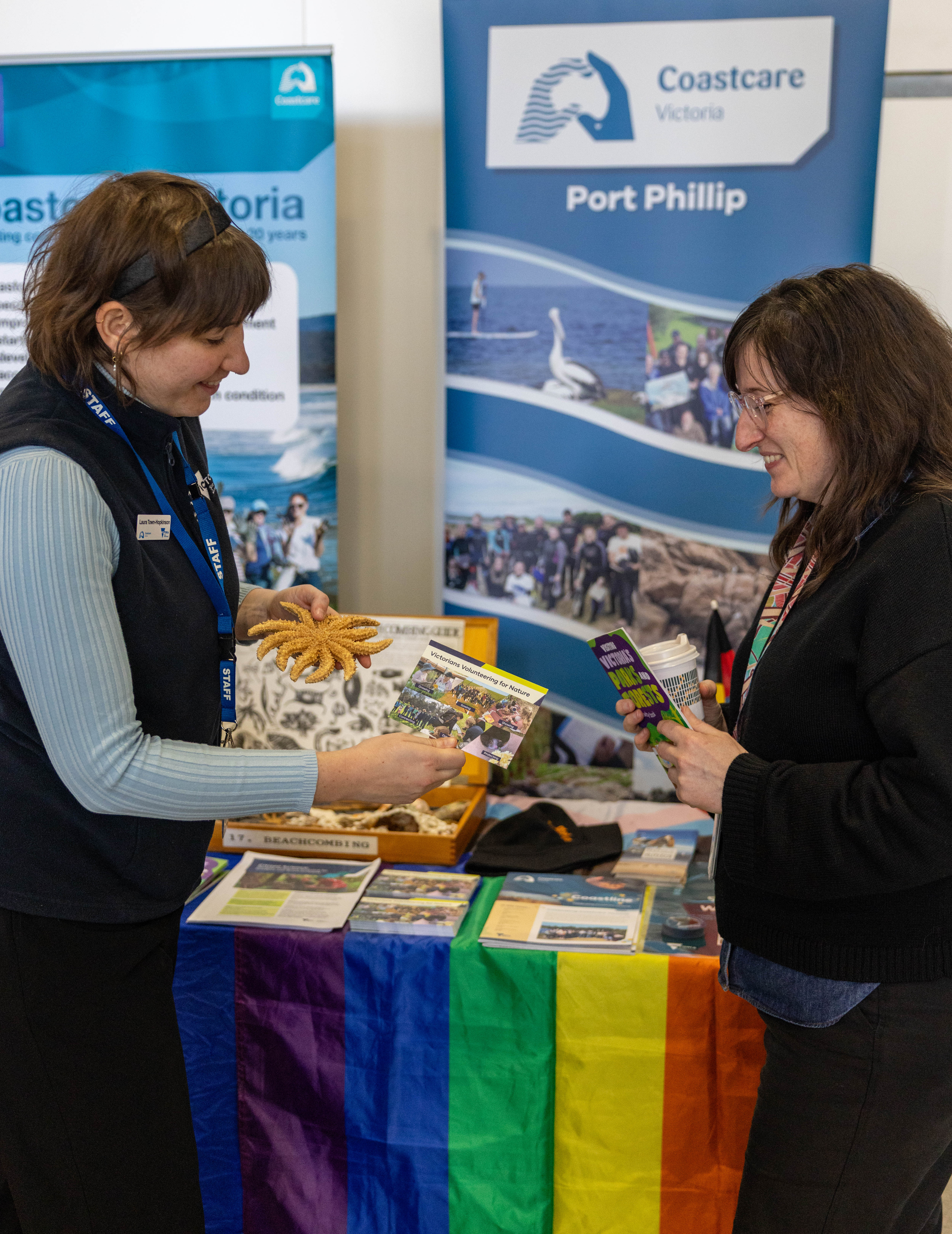 Coastcare Victoria stall at Science Week Expo