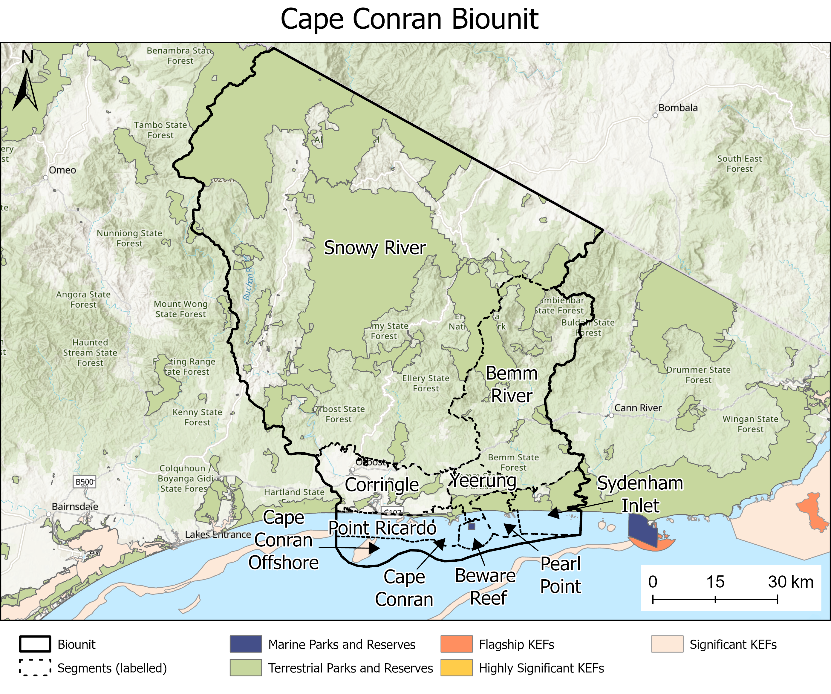 Cape Conran Biounit Cape Conran Biounit