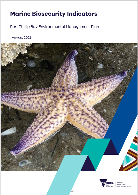 Image of front cover of the Marine Biosecurity Index
