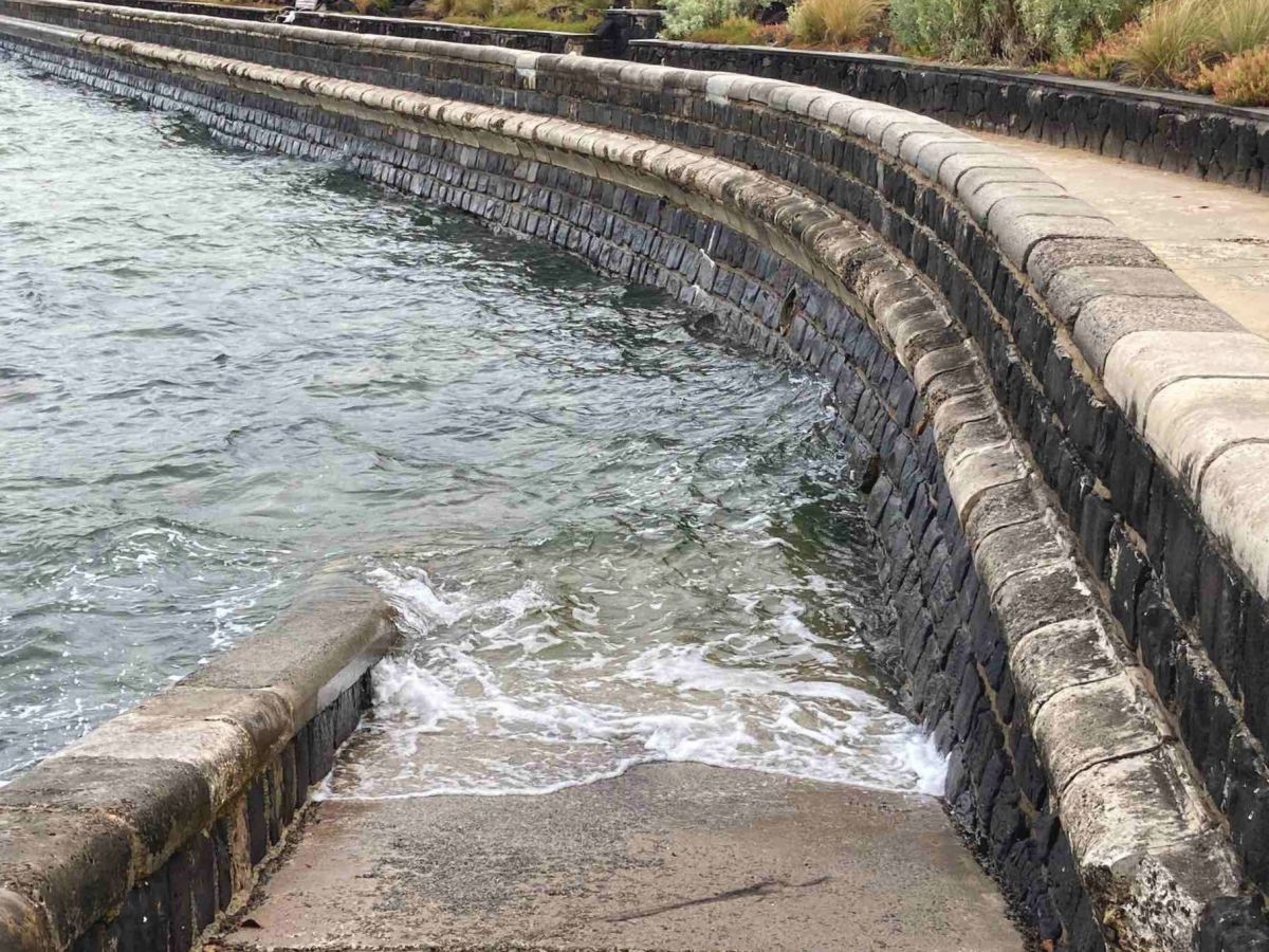 Black Rock seawall