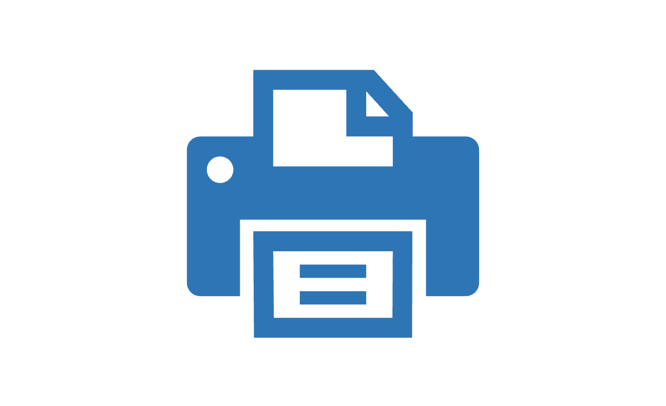 Icon showing a printer, a tool available on CoastKit