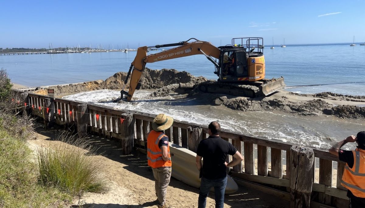 Blairgowrie beach nourishment